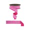 Hot Pink Antique Diamond Ribbon – 1.5x10yd Wired Spring Craft Ribbon-LX312911
